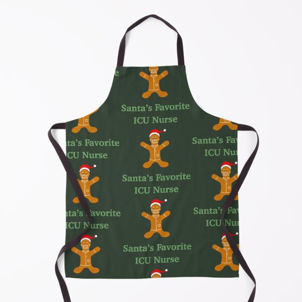 Item preview, Santa’s Favorite ICU Nurse designed and sold by peachesandfizz.