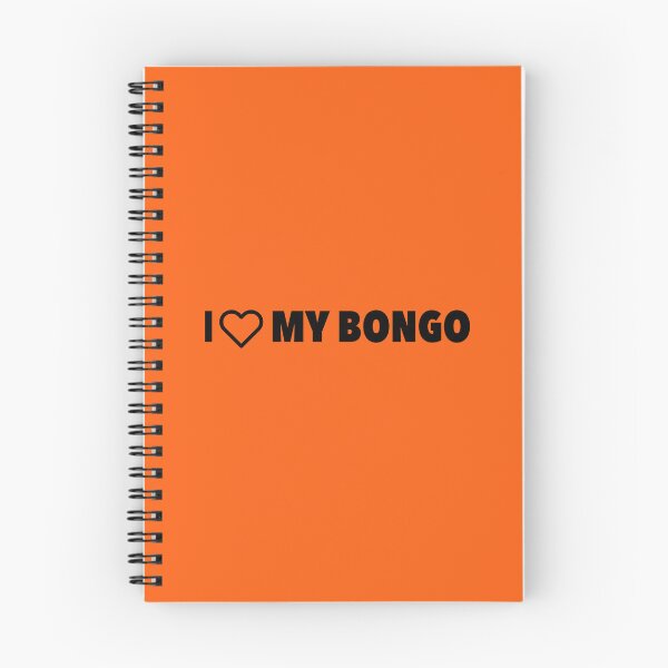 Item preview, I heart my bongo black text no background designed and sold by LocalOddball.