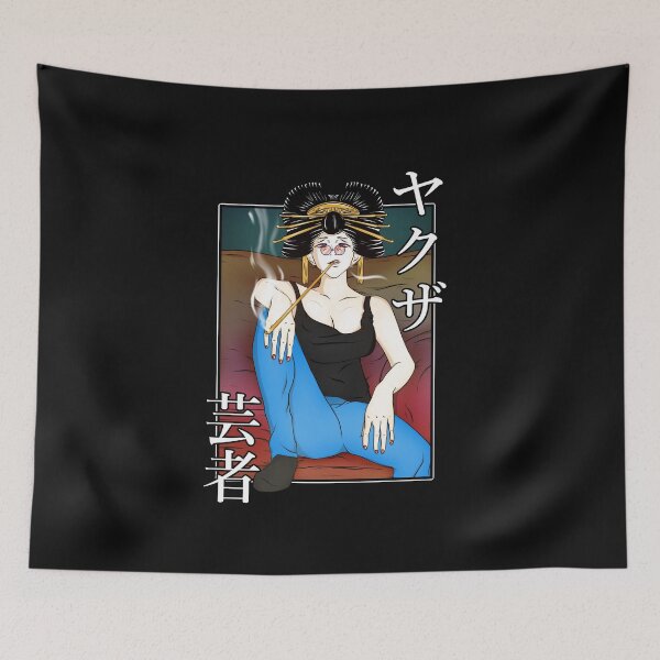 Item preview, Geisha yakuza in the sofa designed and sold by Ukiyograph.