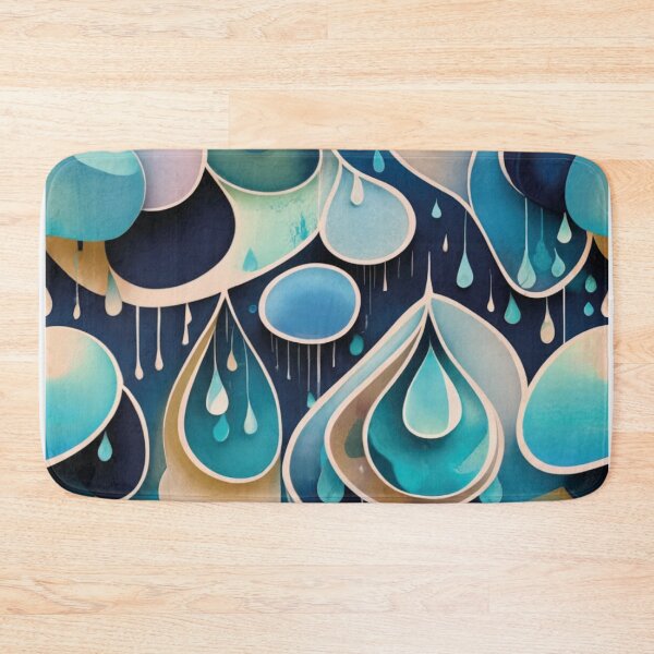 Item preview, Artistic rain pattern designed and sold by LuckyFamily.