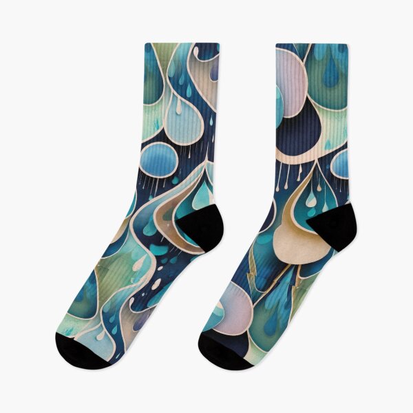 Item preview, Artistic rain pattern designed and sold by LuckyFamily.