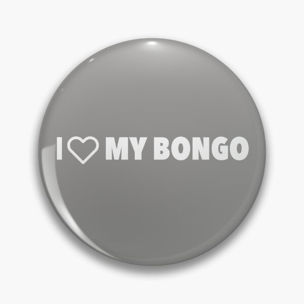 Item preview, I heart my Bongo white text no background designed and sold by LocalOddball.