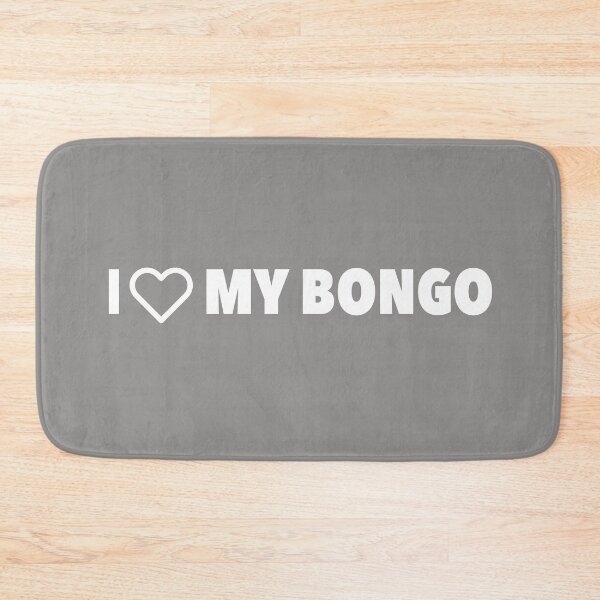 Item preview, I heart my Bongo white text no background designed and sold by LocalOddball.
