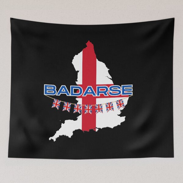 Item preview, Badarse, british badarse, 'badass', bad-ass, funny UK flag, bad ass designed and sold by QuirkyTease.