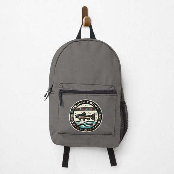 Brook Trout Skin Fly Fishing Backpack by letourneau41