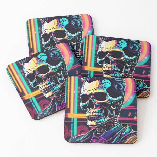 Item preview, Rockabilly Skull designed and sold by MatrixTattoo.