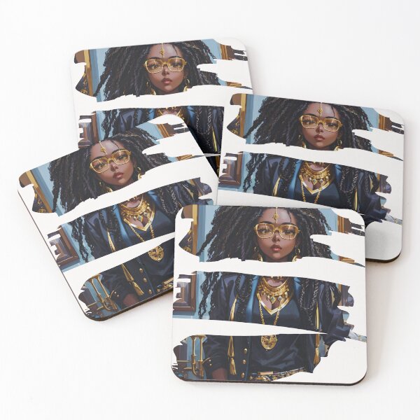 Item preview, Stylish young black woman designed and sold by CollorTrend.
