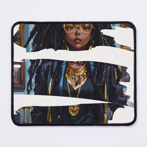 Item preview, Stylish young black woman designed and sold by CollorTrend.