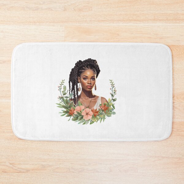 Item preview, Black Beautiful Woman with Braids  designed and sold by WHDProduction45.