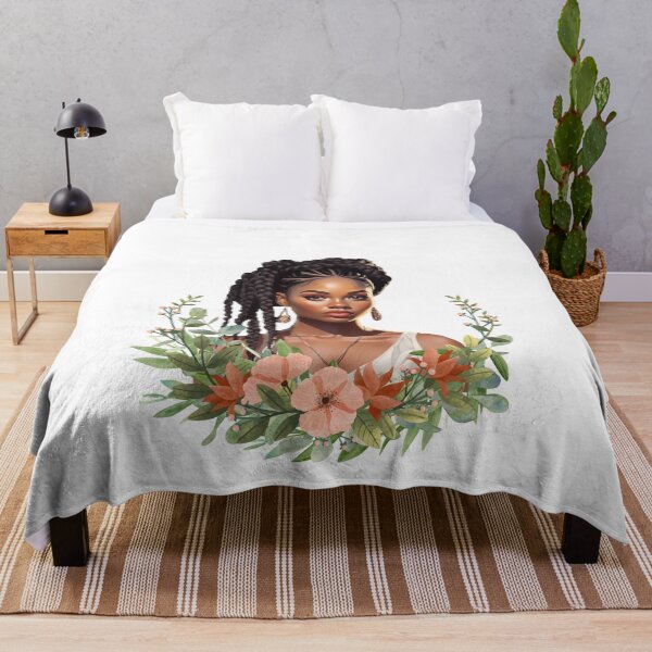 Item preview, Black Beautiful Woman with Braids designed and sold by WHDProduction45.