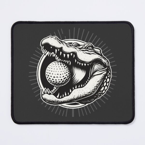 Item preview, Play it as it lies - Golf Gator - Alligator Black and White designed and sold by Mr. Kidz LLC.