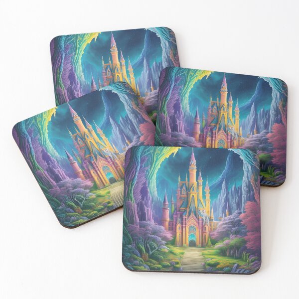 Item preview, Colorful Magical Castle designed and sold by ShePrompts.