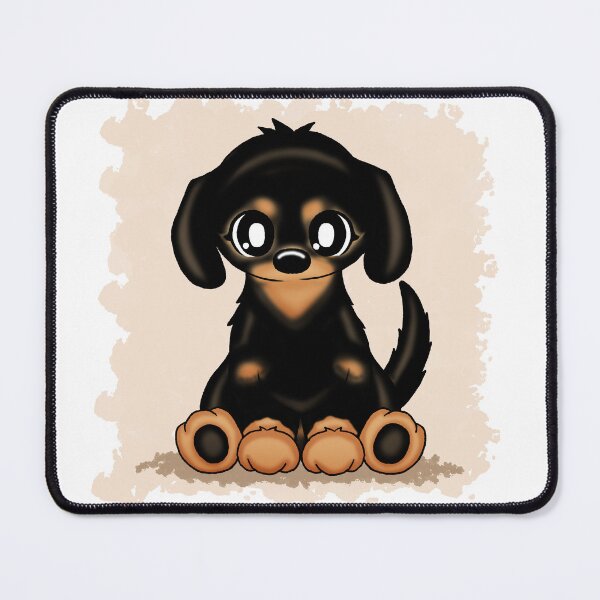 Item preview, cute puppy dackel dachshund dog designed and sold by Pezi-Creation.