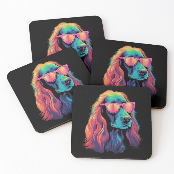 Item preview, Retro Wave Afghan Hound Dog Shirt designed and sold by RedDesignSyc.
