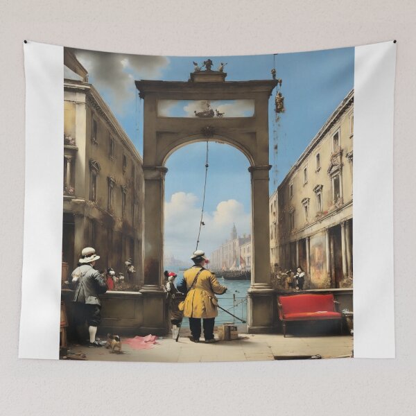 Item preview, Venice harbour view designed and sold by BCD BRANDS.