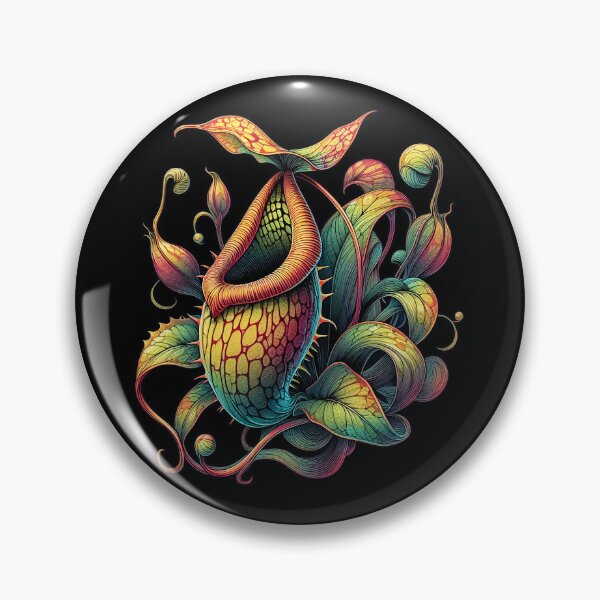 Item preview, Vintage Nepenthes Pitcher Plant Tee Carnivorous Plant Art designed and sold by Carnivorous  Plant Club ⭐⭐⭐⭐⭐.