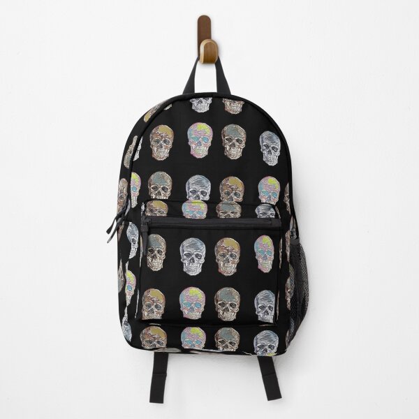 Item preview, Abstract Skulls Vintage Retro Creepy Tattoo Style Art Illustration designed and sold by Naumovski.