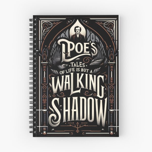 Item preview, Poe's Tales Of Life Is But A Walking Shadow designed and sold by BeautBoldBasic.