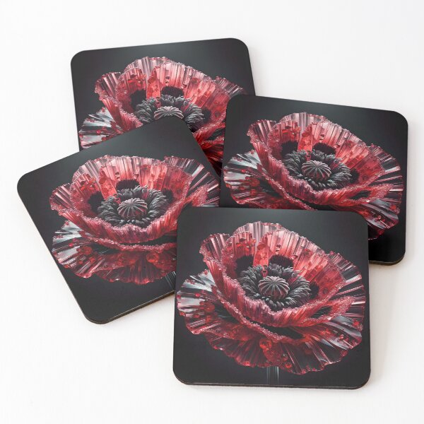 Item preview, Crystal oriental poppy designed and sold by ArriesEcoArts.