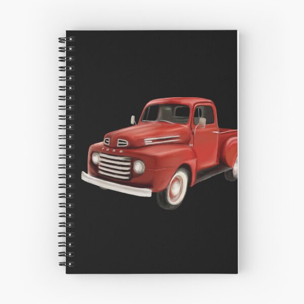 Artikelvorschau, Ford F-1 Red Truck 1948 digitale Malerei Künstler Tuulerand Cars-Sammlung entworfen und verkauft von tuulerand.
