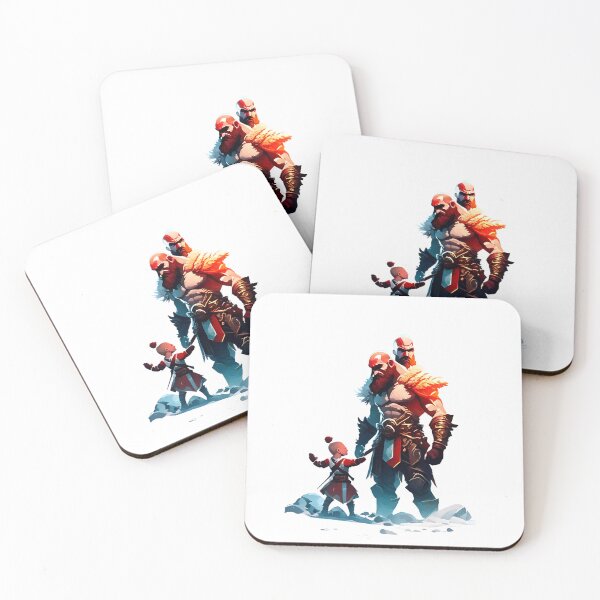 Item preview, Kratos and Atreus' Festive Frolic in the Winter Woods designed and sold by FOCorps.