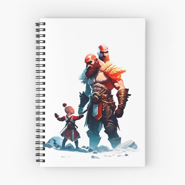 Item preview, Kratos and Atreus' Festive Frolic in the Winter Woods designed and sold by FOCorps.