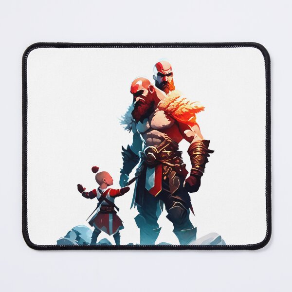 Item preview, Kratos and Atreus' Festive Frolic in the Winter Woods designed and sold by FOCorps.