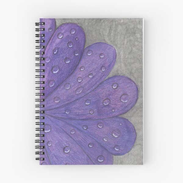 Item preview, Purple petals with waterdrops designed and sold by Artbysarah23.