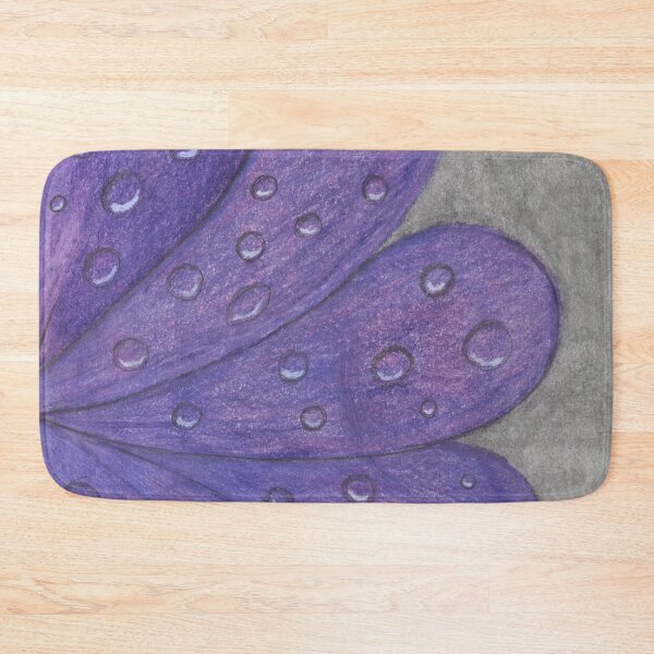 Item preview, Purple petals with waterdrops designed and sold by Artbysarah23.