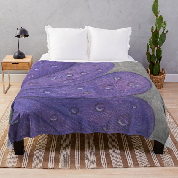 Item preview, Purple petals with waterdrops designed and sold by Artbysarah23.