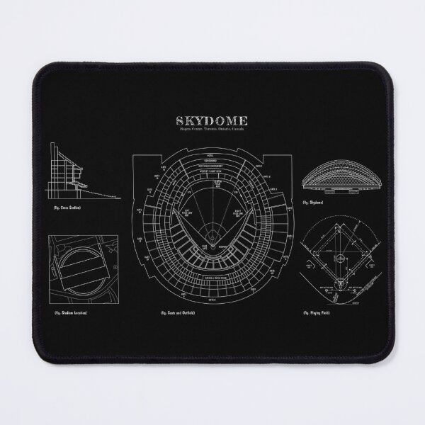 Item preview, SkyDome. Toronto. Ontario. Canada (White Stencil-No Background) designed and sold by BGALAXY.