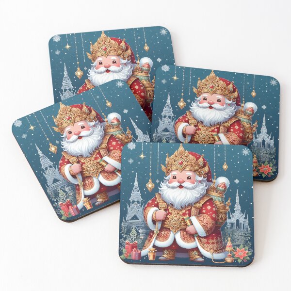 Item preview, Santa with a Thai Twist: A Merry Cultural Blend  designed and sold by OneMeArt.