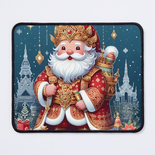Item preview, Santa with a Thai Twist: A Merry Cultural Blend  designed and sold by OneMeArt.