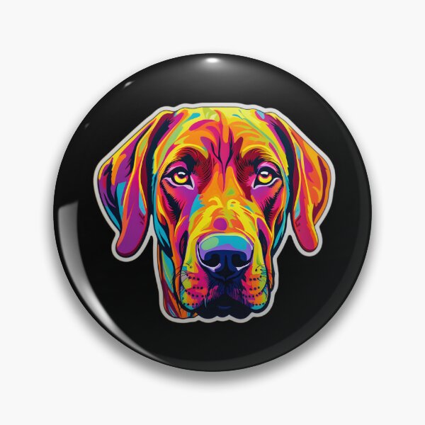 Item preview, Rodesia De Neón Ridgeback designed and sold by CUTEDOGGIEZ.