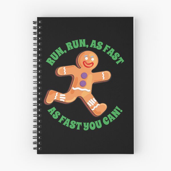 Item preview, Run, run, as fast as fast you can gingerbread man  designed and sold by Pau Baz.