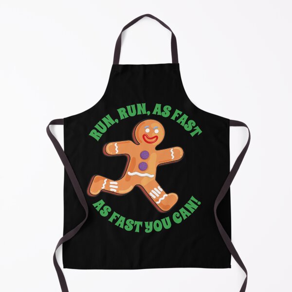 Item preview, Run, run, as fast as fast you can gingerbread man  designed and sold by Pau Baz.