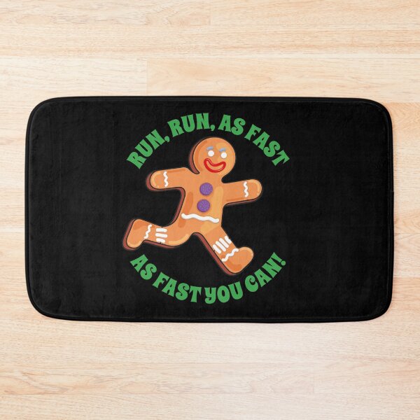 Item preview, Run, run, as fast as fast you can gingerbread man  designed and sold by Pau Baz.