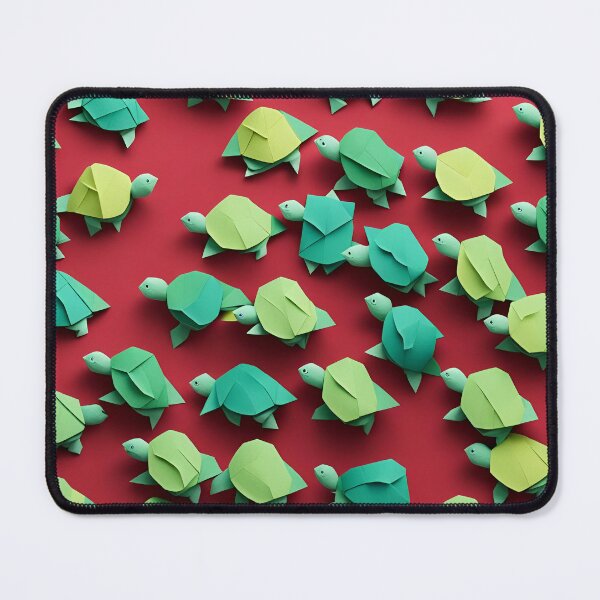 Item preview, Origami Art - A Swarm of Tiny Turtle Hatchlings: Nature's Adorable Parade designed and sold by ArtfulFolds.