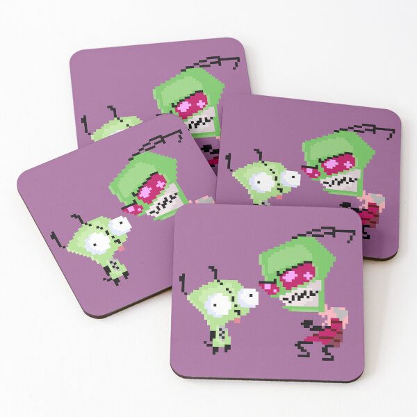 Item preview, Invader Zim and GIR designed and sold by Kamil Henri.