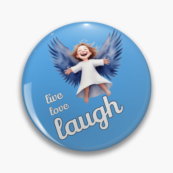 Item preview, Live Love Laugh . sweet angel to fall in love with (blue) designed and sold by kikidu21.