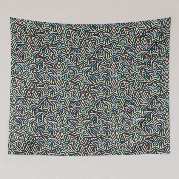 Item preview, Layered Stars in Pastels and Black  designed and sold by AnnetteSmiddy.