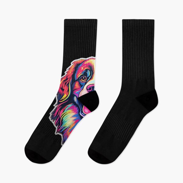 Item preview, Saint Bernard Neon Design designed and sold by CUTEDOGGIEZ.