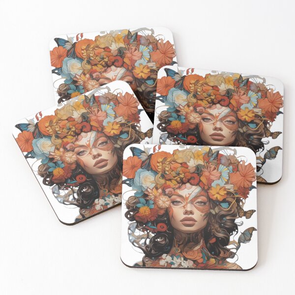 Item preview, Lady in the forest  designed and sold by DesignVistaHub.