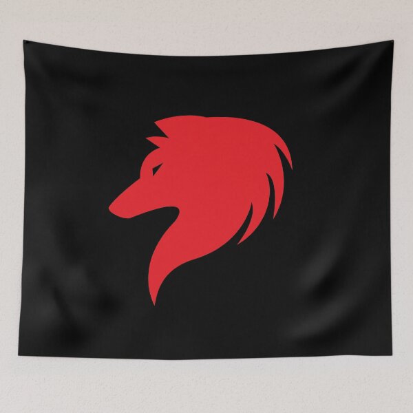 Item preview, black red wolf designed and sold by Similce.