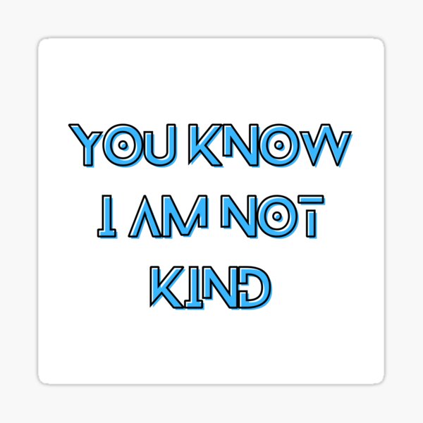 Item preview, The Murderbot Diaries Quote - ART (Perihelion) - Not Kind (white) designed and sold by Caro C. Smith.
