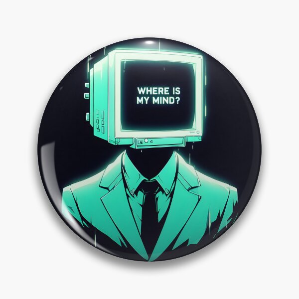 Item preview, A a man in a suit with a television on his head designed and sold by Day Dreamer.