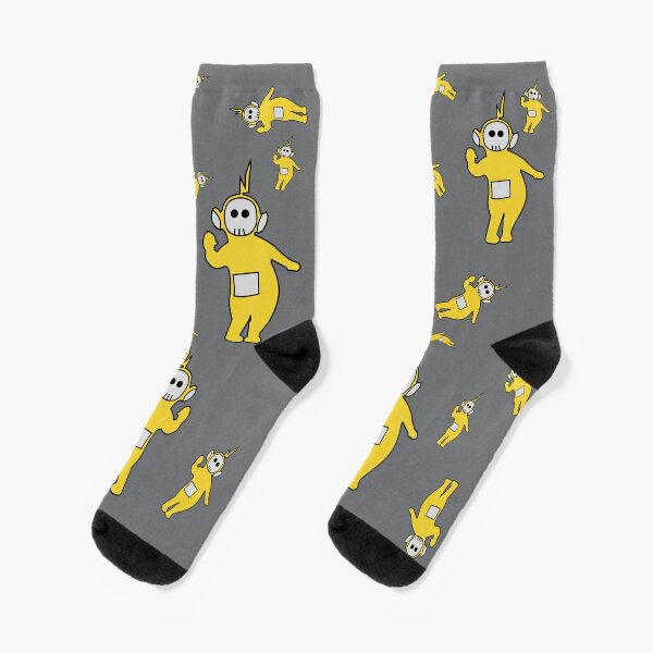 Calcetines de bebe amarillo bebé tripulación calcetines calcetines