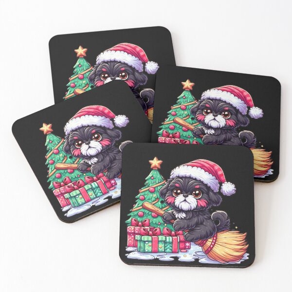 Item preview, christmas shih tzu designed and sold by AxelBrook.