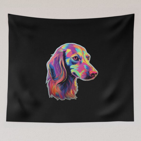 Item preview, Neon Saluki designed and sold by CUTEDOGGIEZ.