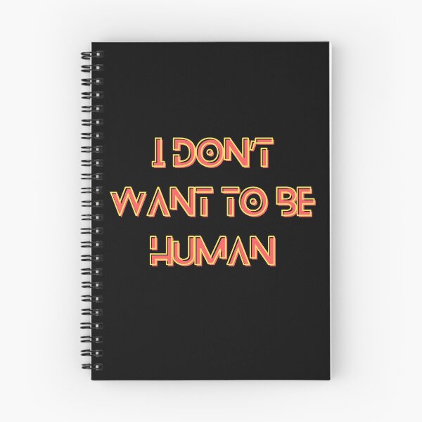 Item preview, The Murderbot Diaries Quote - SecUnit (Murderbot) - Human (black) designed and sold by Caro C. Smith.